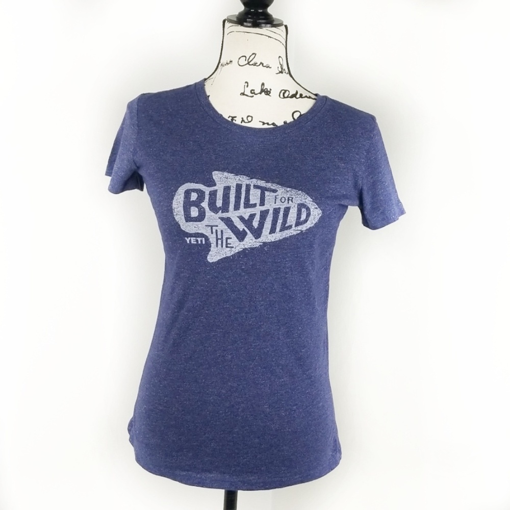 YETI ▪ "Built for the Wild" graphic tee, like new